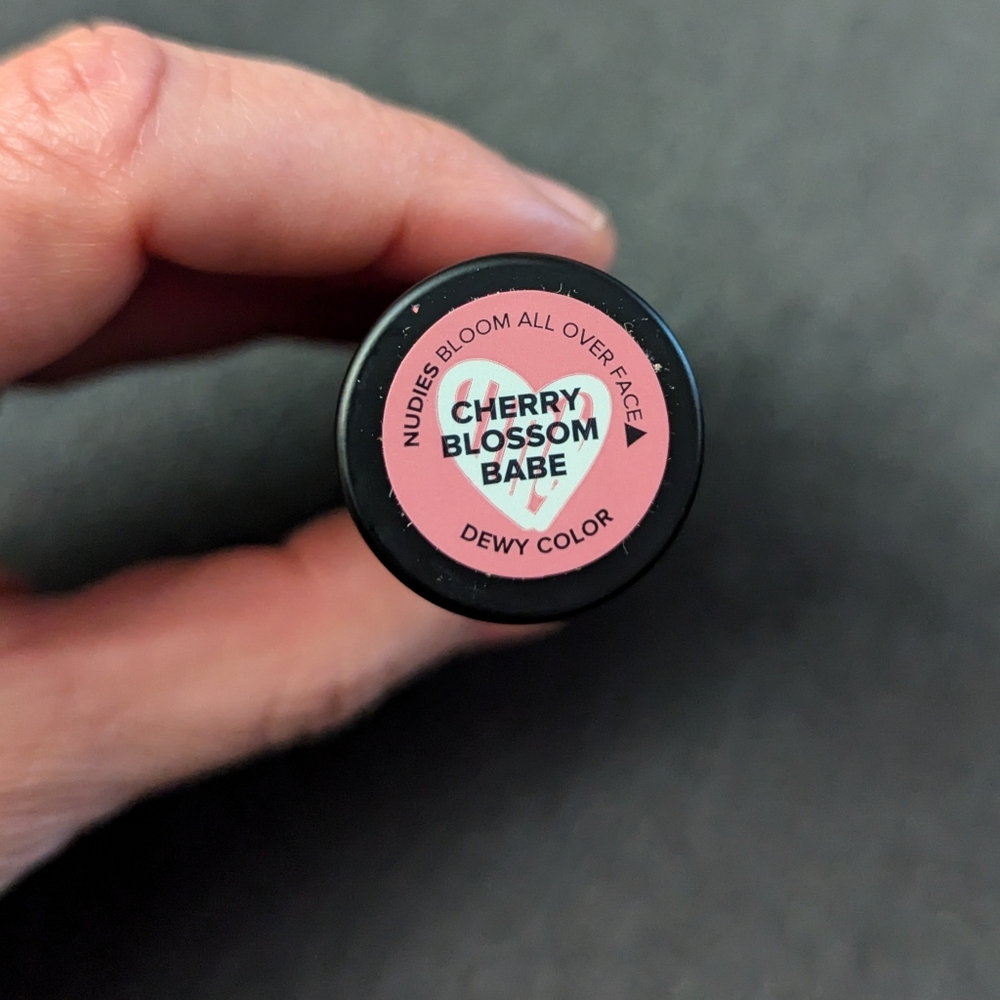 Nudestix Nudies All Over Face Blush Color in Cherry Blossom Babe - Picture 4 of 7
